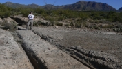 PICTURES/Pinal City Ghost Town - Legends of Superior Trails/t_Sharon In Wagon Tracks1.JPG